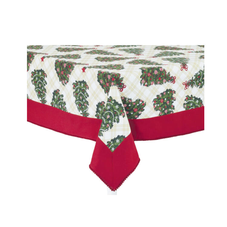 TOVAGLIA NATALE X12 PREZIOSA HOLY TREE 140*240 Preziosa